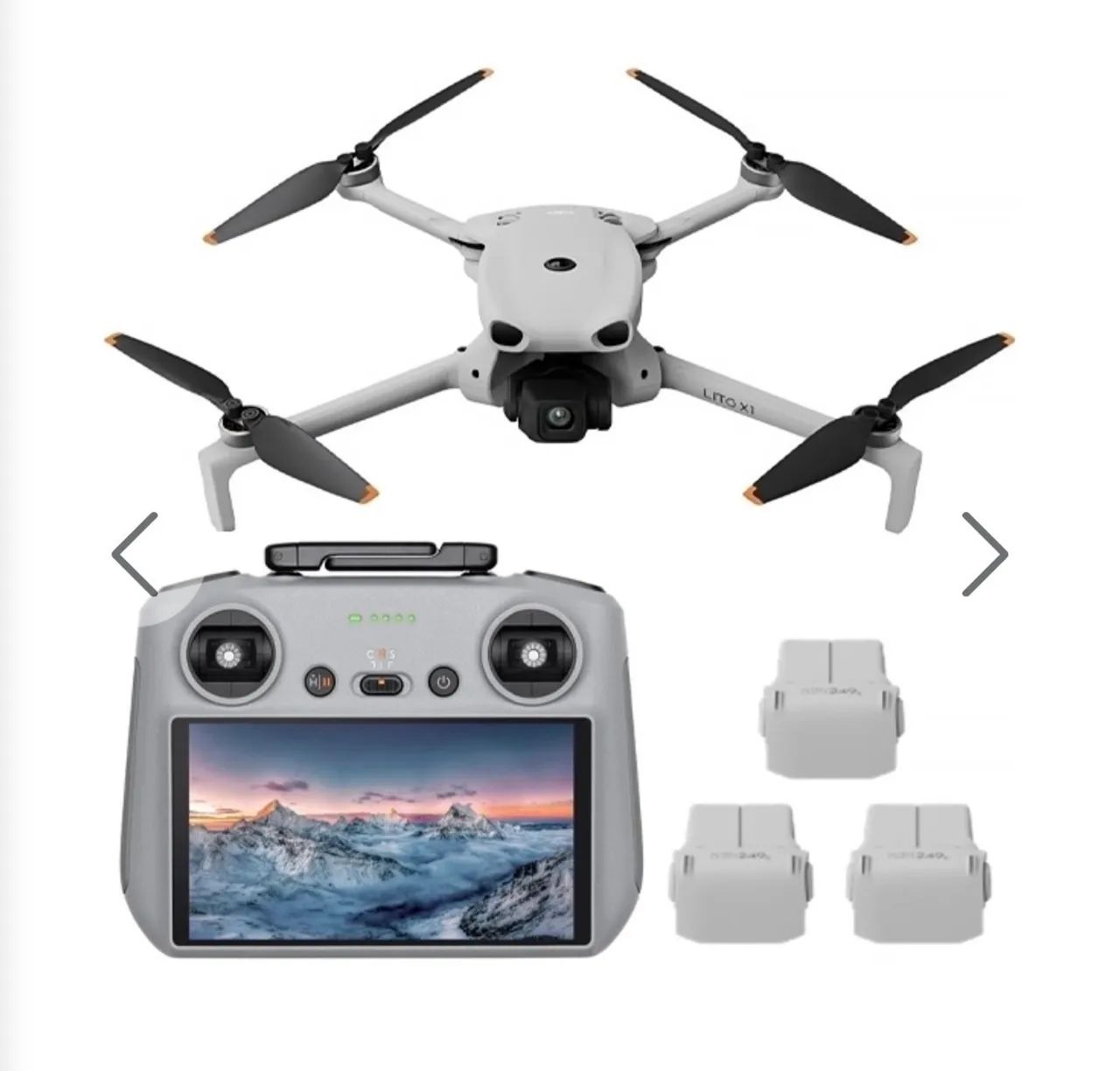 Drone DJI Lito X1 Fly More Combo Plus (DJI RC 2)novo lacrado  - Foto 3