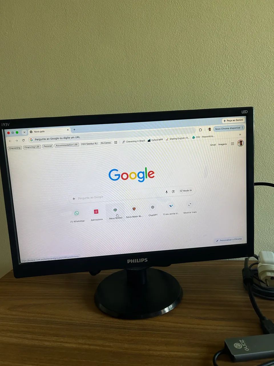 Monitor Philips LED 18,5 polegadas - HDMI/VGA - Modelo 193V5LHSB2  - Foto 4