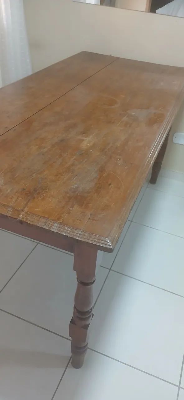 Mesa angelim pedra usada - Foto 4