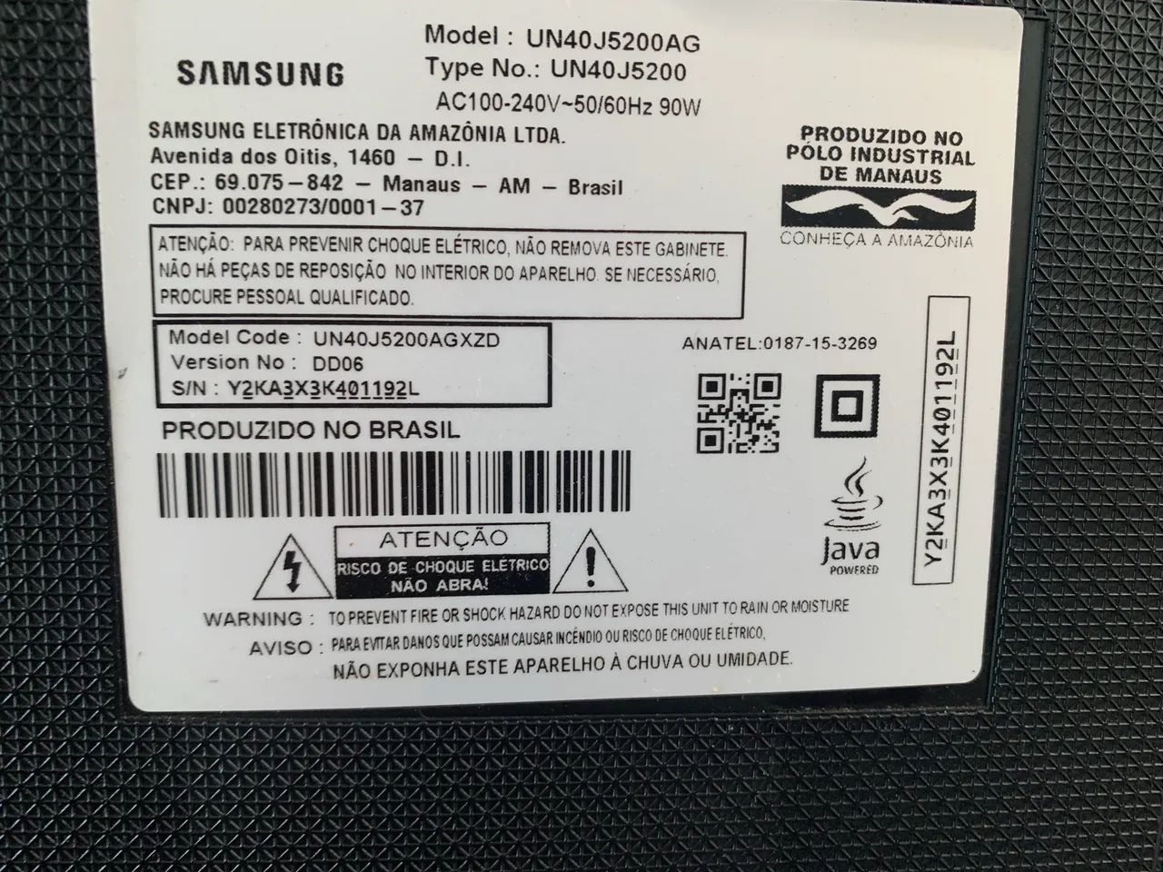 Carcaça de TV SAnsung 43' ) - Foto 3