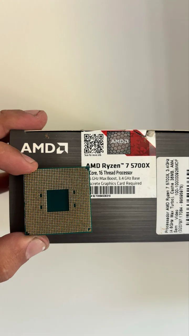 Processador amd ryzen 7 5700x - Foto 2