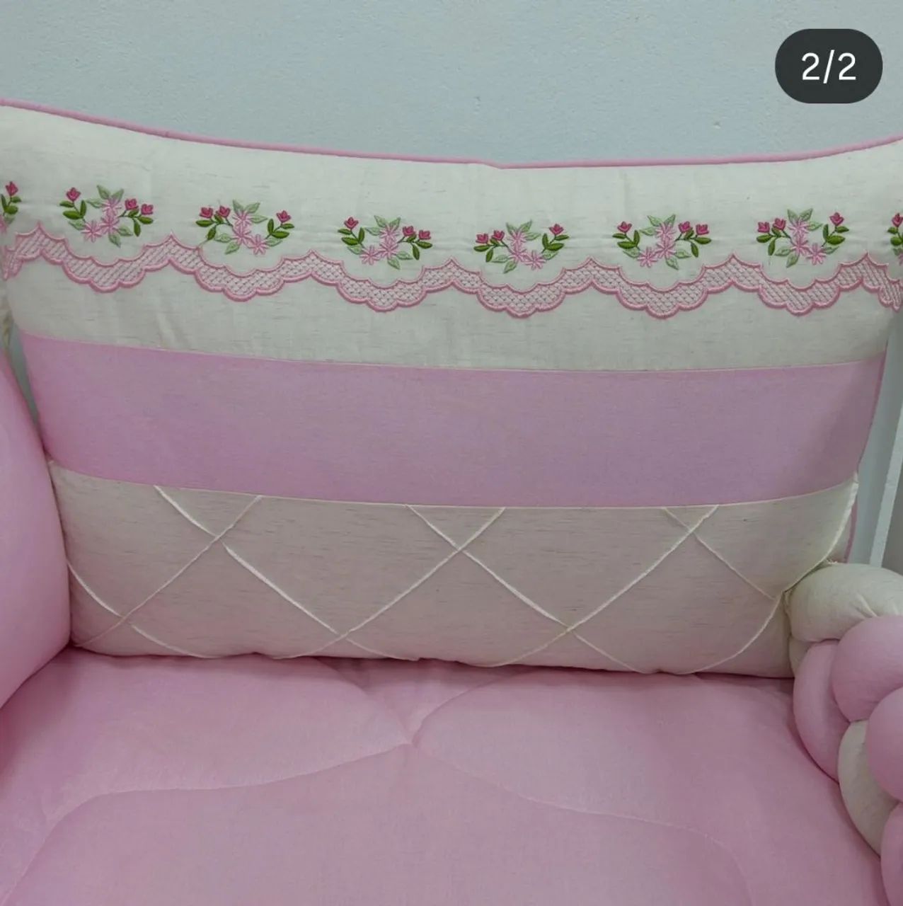 Kit berço menina NUNCA USADO - Foto 2