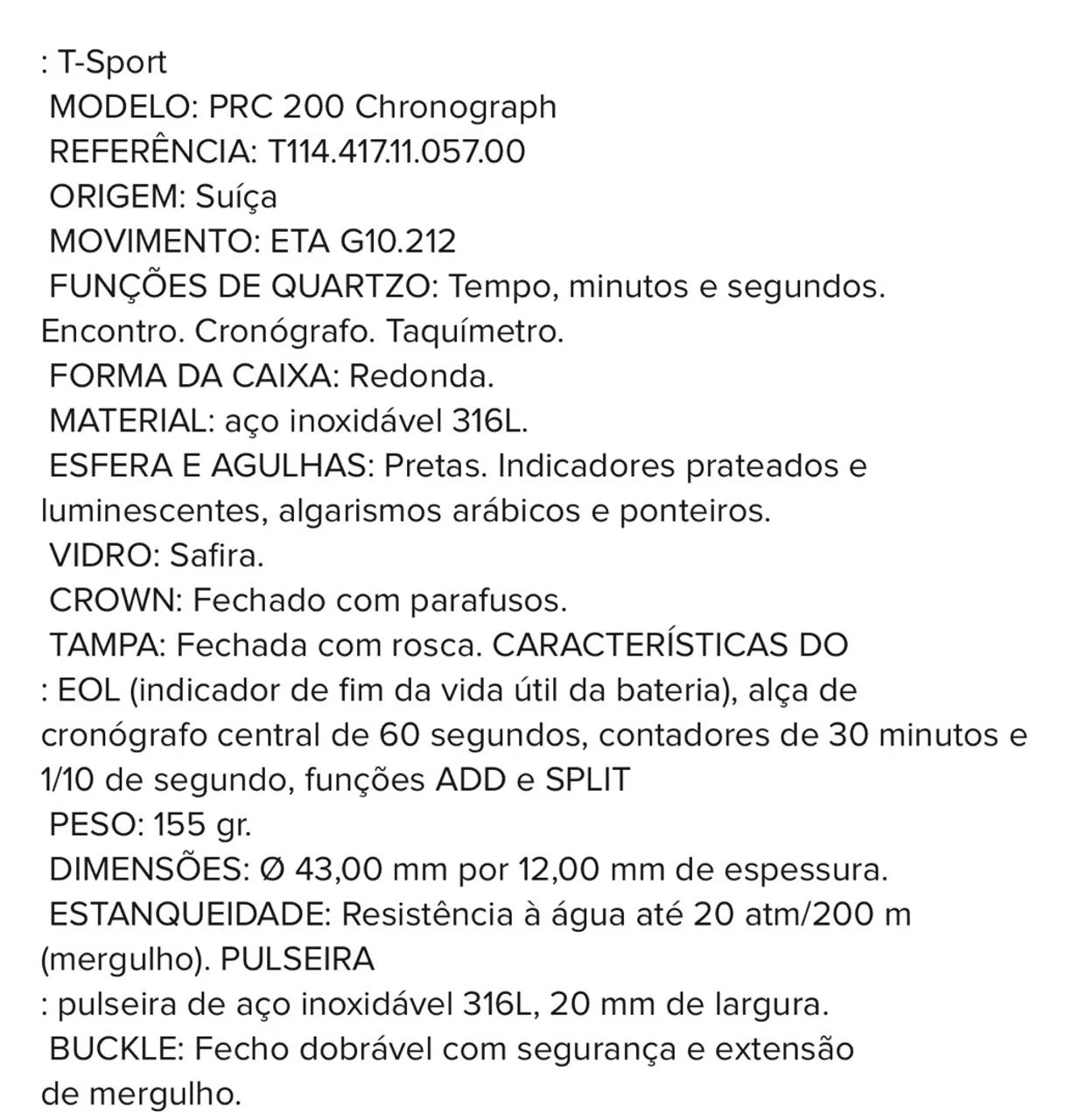 Relogio Tissot PCR 200 - Foto 5