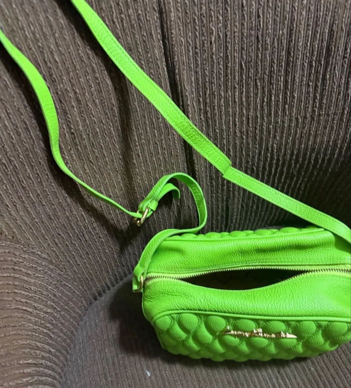 bolsa luiza barcelos verde lima - Foto 2