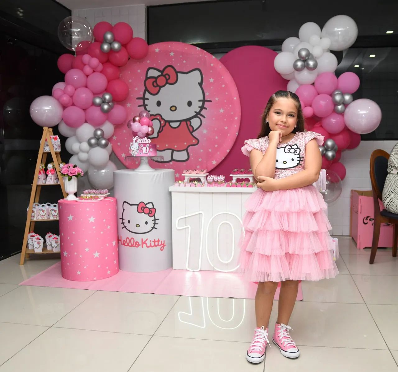 Vestido Infantil Hellow Kit