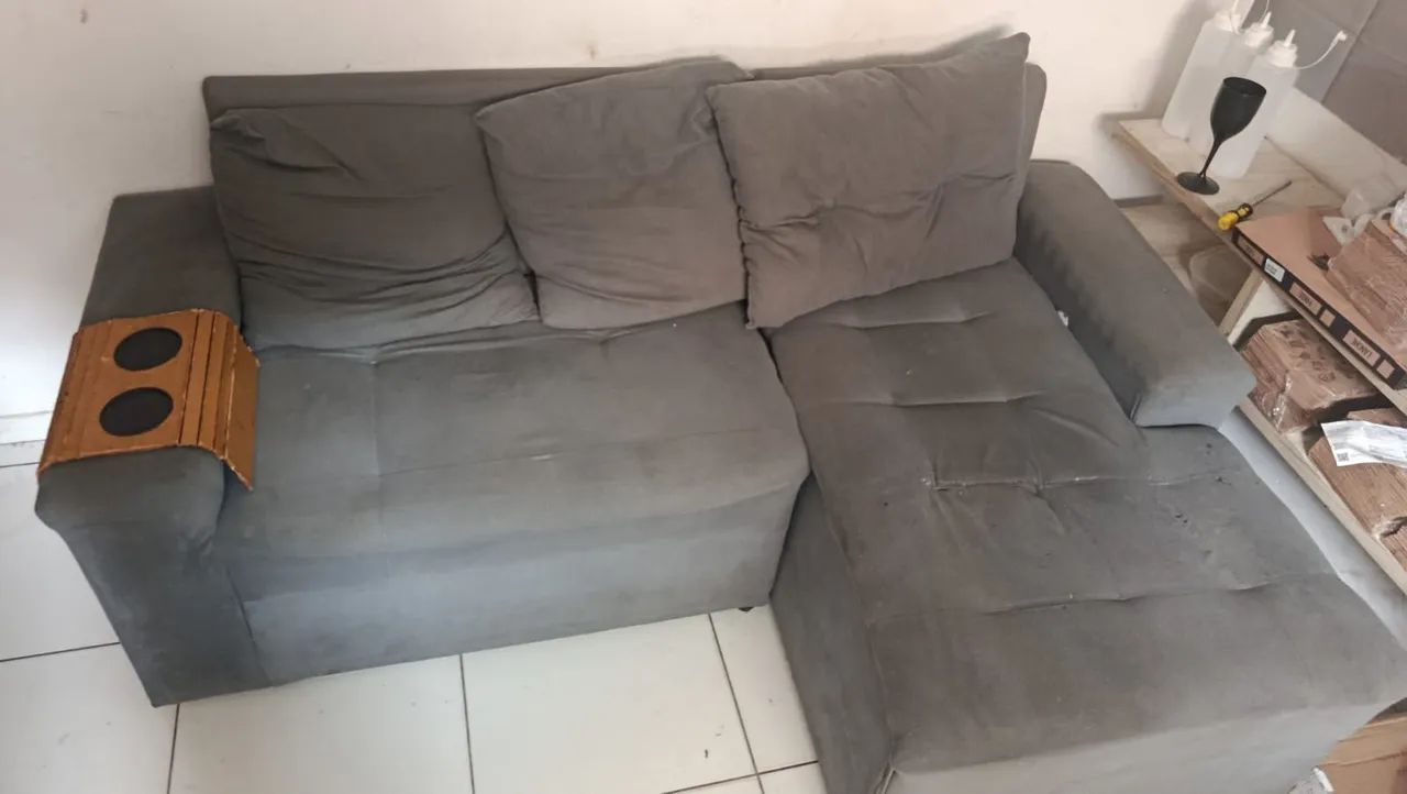 Sofá 3 lugares L - Foto 3