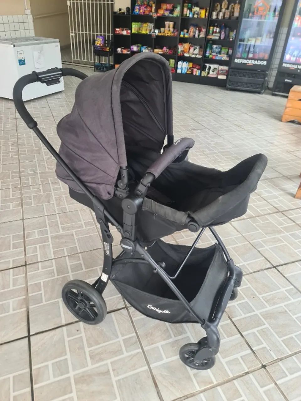 Burigotto, Carrinho de Bebê Convert Dark Gray - Foto 5