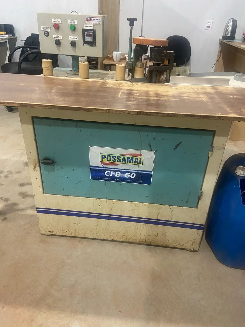 coladeira de bordas manual Possamai, modelo CFB-60  2.500$ - Foto 4