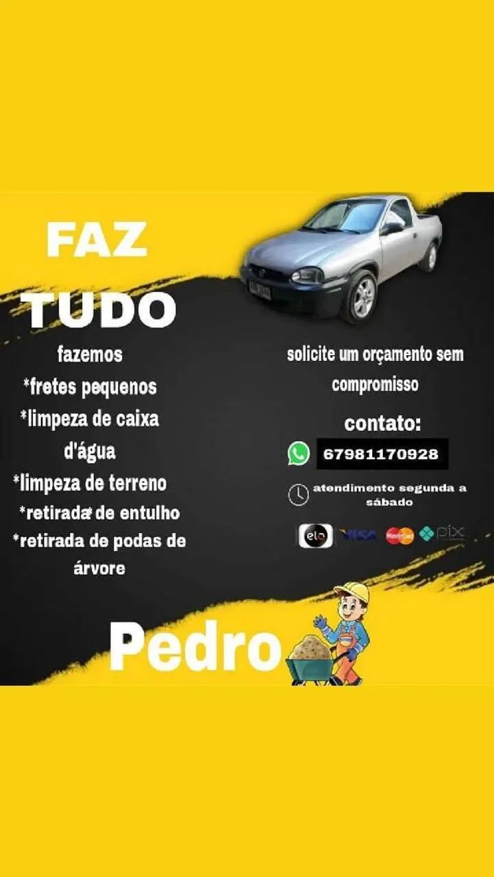 Fretes pequenos e serviços 
