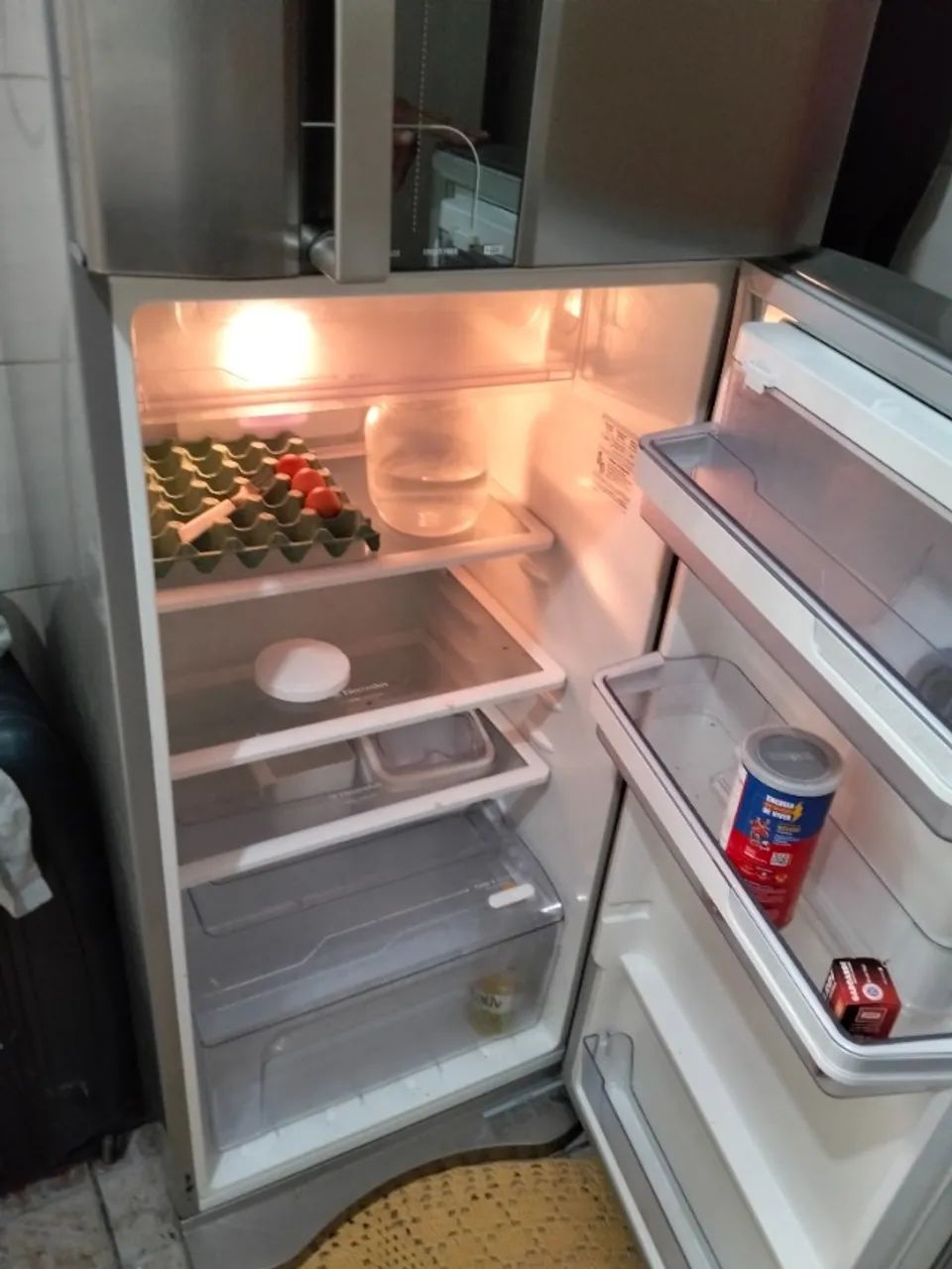 Geladeira Inox Eletrolux 