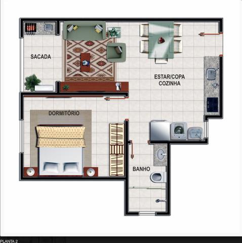 Apto Flat com 1/4 Luxxor Residence - Foto 5