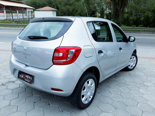Sandero authentic 1.0 flex completa 12v único dono 2018 - Foto 5