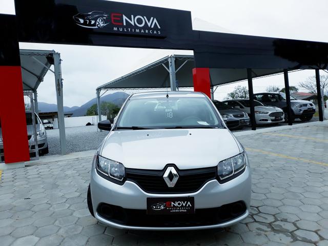 Sandero authentic 1.0 flex completa 12v único dono 2018 - Foto 2