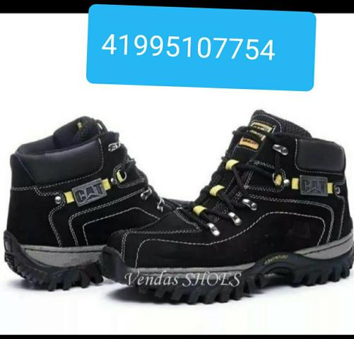 Botas caterpillar solado colad0 é costurada lindas mais informações no * - Foto 4