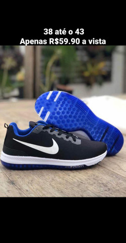 tenis nike com solado em gel