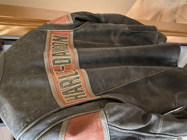 jaqueta couro legitimo harley davidson