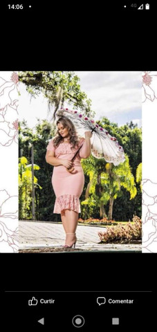 Conjunto saia Midi Tam.44/46
