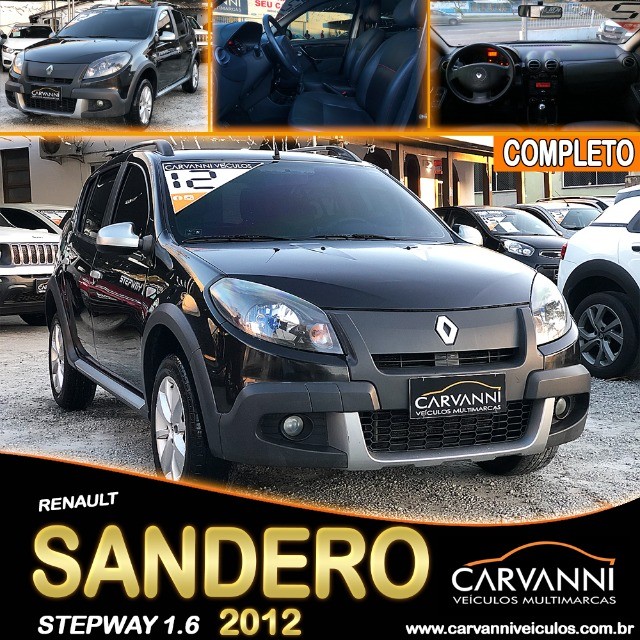 RENAULT SANDERO ESTEPWAY 1.6 2012 COMPLETO