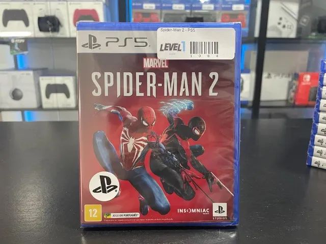 Console Sony Playstation 5 + Jogo Spider Man 2 PS5 Mídia Física em