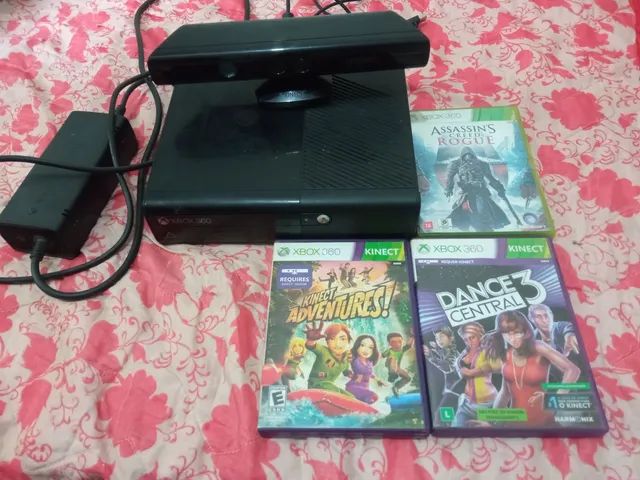 Console Xbox 360 Bloqueado Jogos Kinect Envio Rapido!