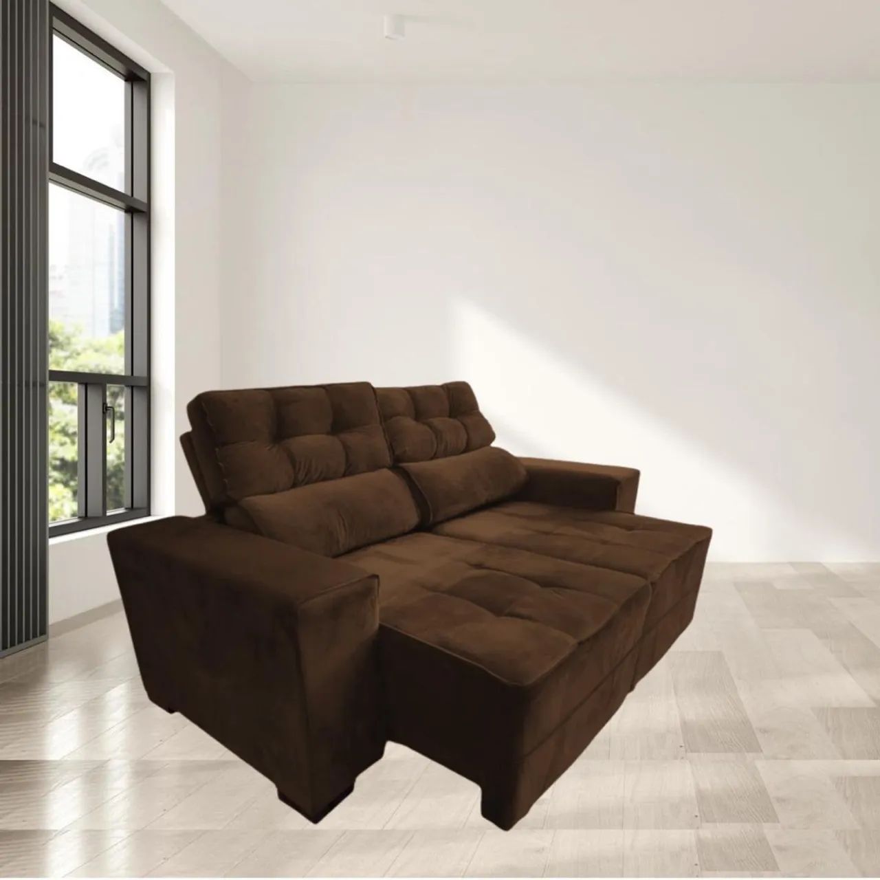 Sofá Retratil reclinável  Premium 2,00 mts - Foto 3