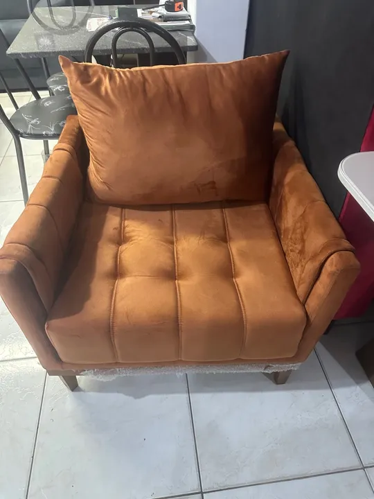 Poltrona confortável e elegante