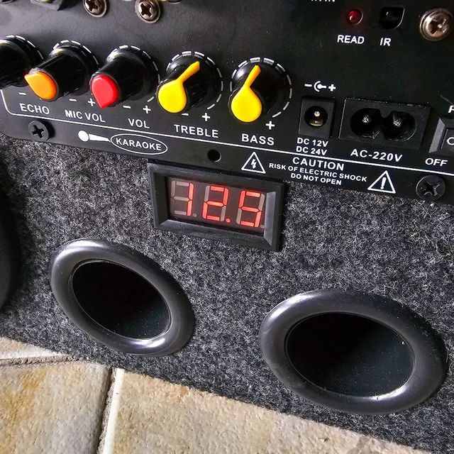 Caixa De Som c/ Bateria 150w - Artesanal - Foto 5