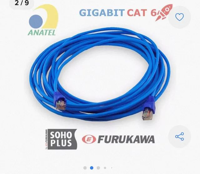 Confecciono cabos de rede cat6 Furukawa sob medida  - Foto 5
