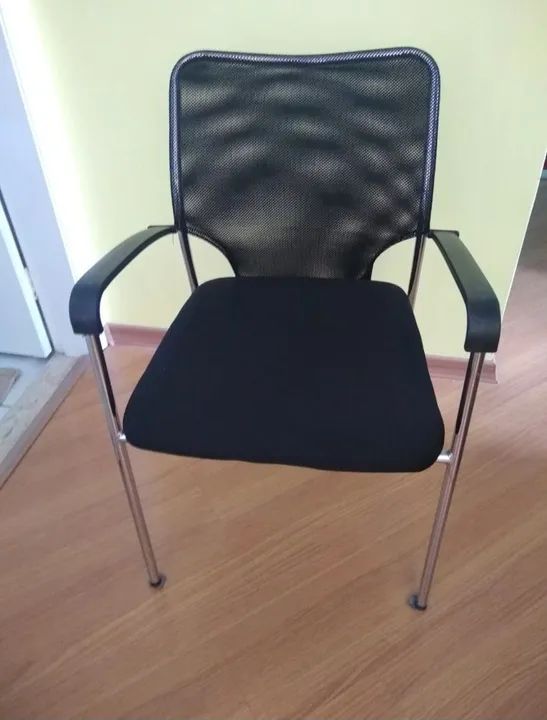 Cadeira de Escritório Mesh Preta - Moderna e Confortável - Foto 2