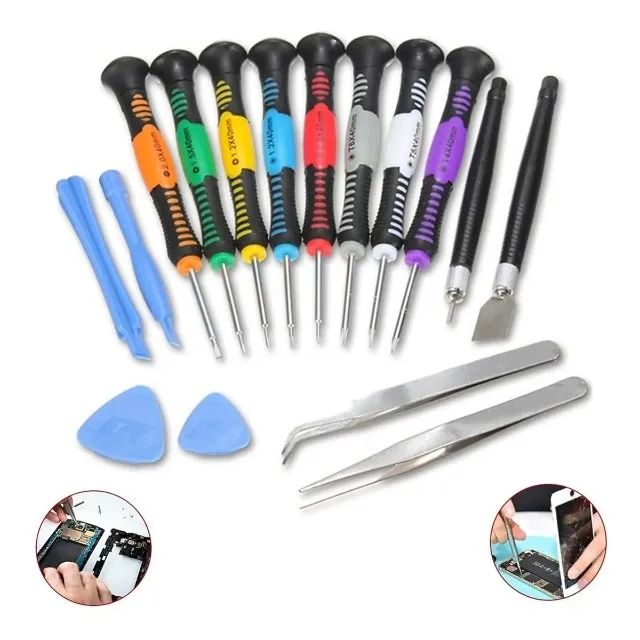 Kit Chaves De Precisão 16 Peças Conserto Celular Pc Tablet
