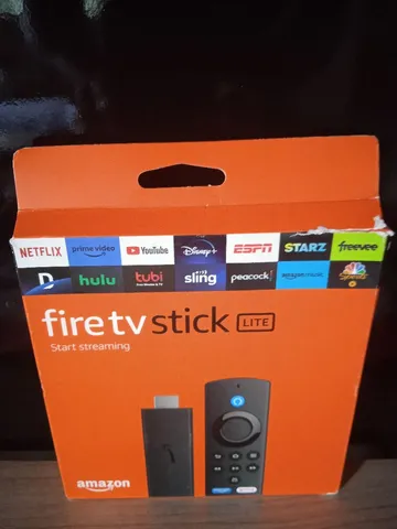 Tv Box Fire Tv Stick Lite Em Full Hd Comandos Alexa 110/220v