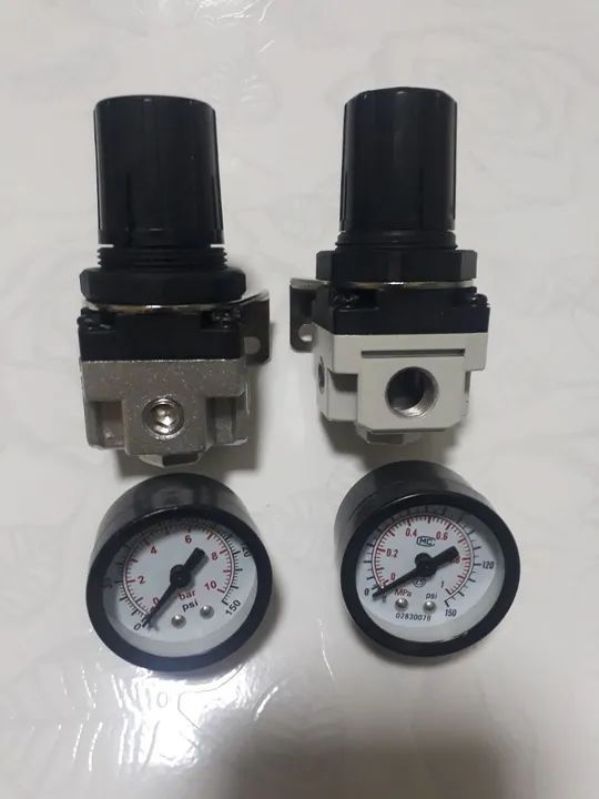 Kit Regulador de Pressão de Ar para Compressor 1/4