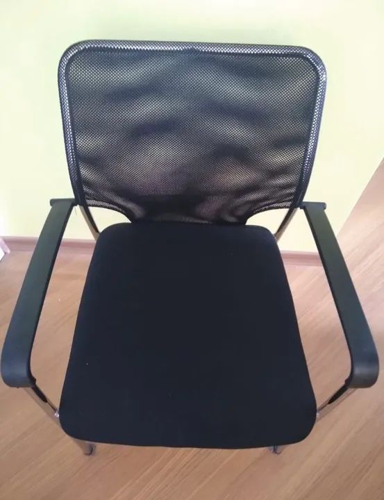 Cadeira de Escritório Mesh Preta - Moderna e Confortável - Foto 3