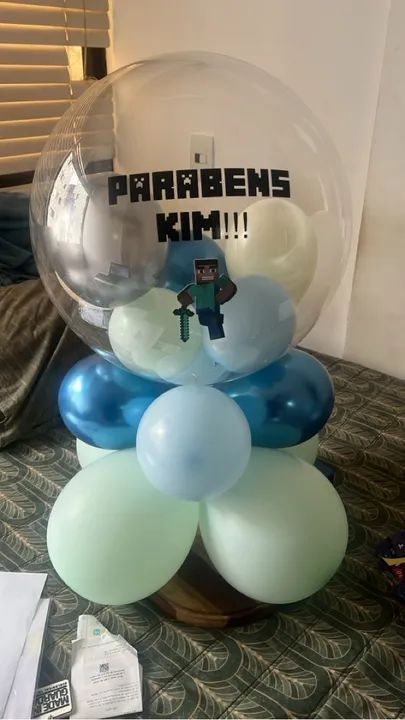 Balões bubble 