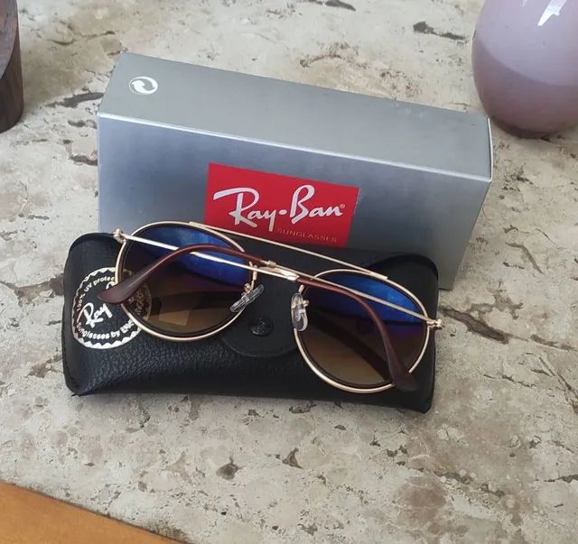 Óculos de Sol Rayban Série Round double bridge  - Foto 5