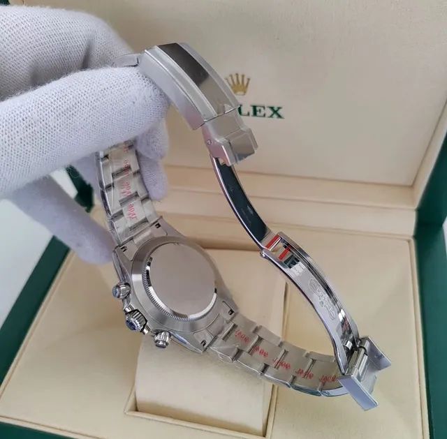Relógio Rolex Daytona Máquina Eta Clone com Cronógrafo  - Foto 4