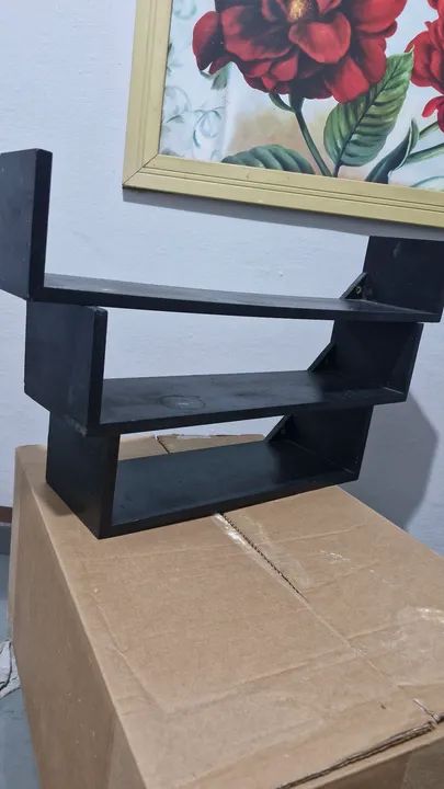 Prateleira de Parede Decorativa em Madeira - Foto 2