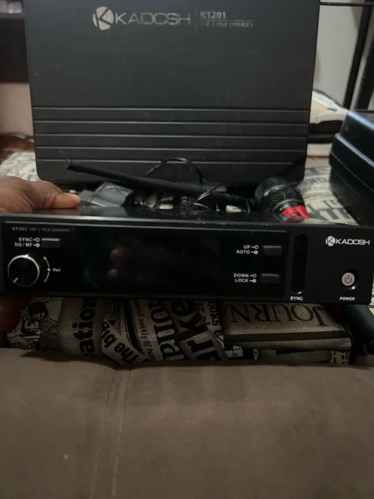 Microfone Sem Fio KADOSH K1201 - Novo - Foto 3