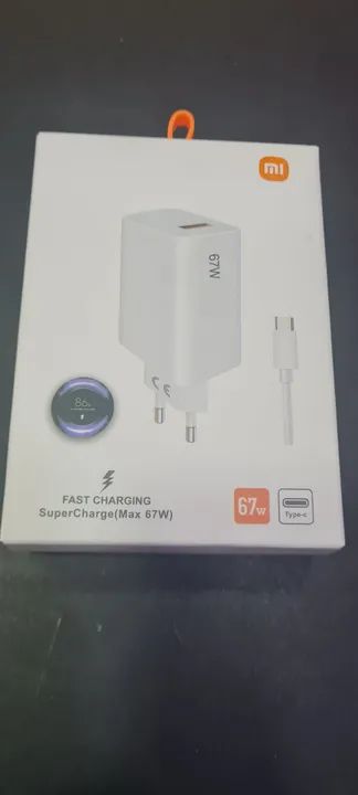 Carregador Turbo Xiaomi 67w Original + Cabo Usb-C 