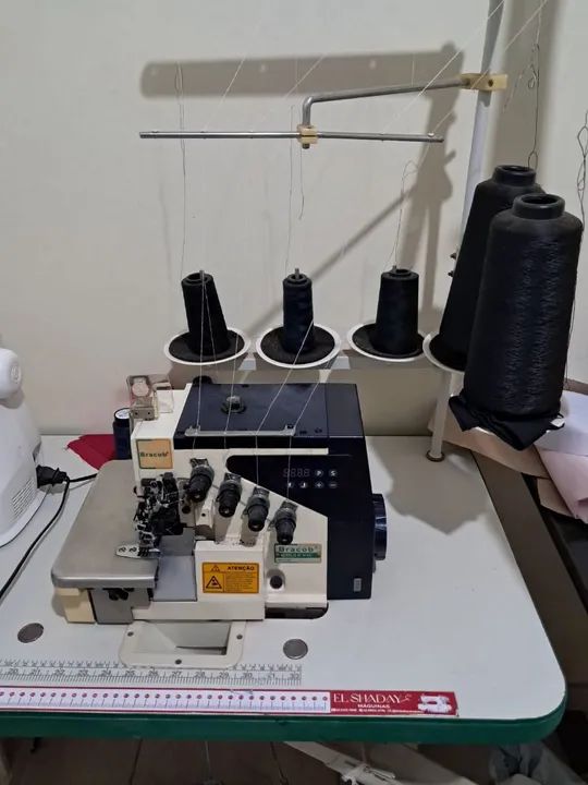 Máquina de Costura industrial interlock direct drive  Bracob - Foto 2