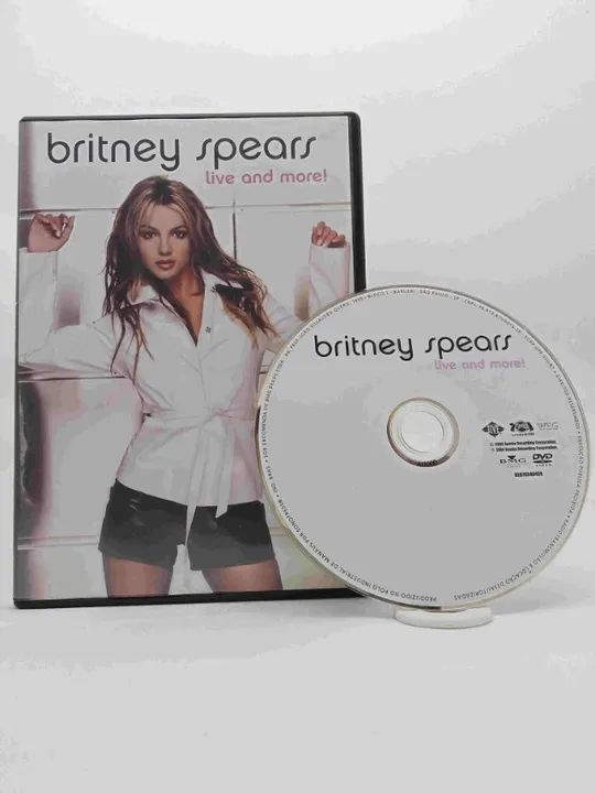 Dvd Britney Spears - Live And More! - Original Show E Clipes (Usado)