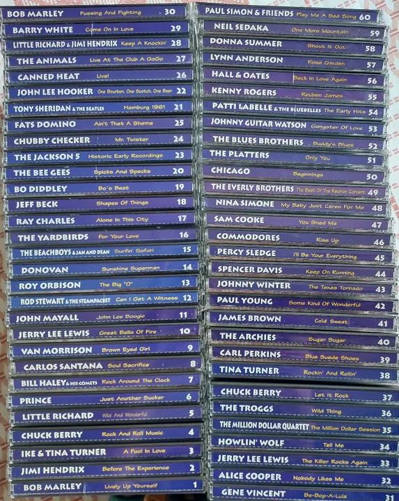 Coleção de CDs Clássicos de Rock, Soul, Blues e Pop - 60 Discos Incríveis! - Foto 2