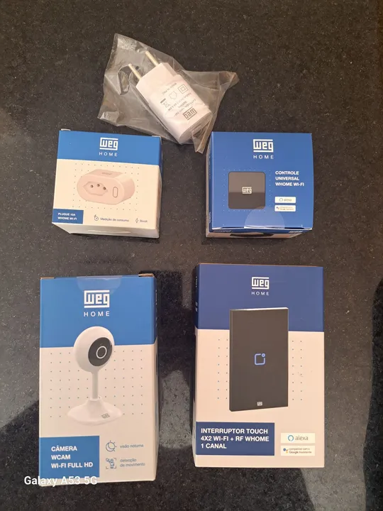 Cameras Monitoramento e automação residencial Weg Home - 4 peças