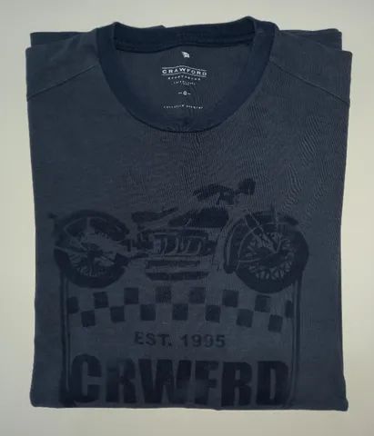 Blusa Crawford Azul Tamanho G - Foto 3