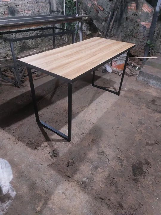 Mesa estilo industrial  - Foto 4