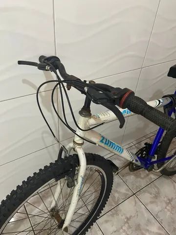 Bicicleta zummi azul/branca - Foto 2