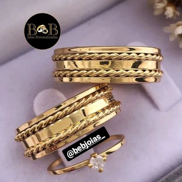 ALIANÇAS DE MOEDA PERSONALIZADAS 