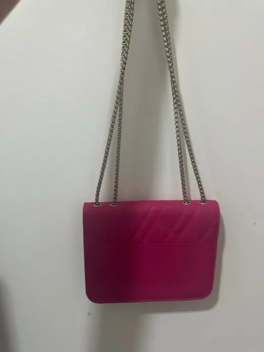 Bolsa de ombro rosa - Foto 2
