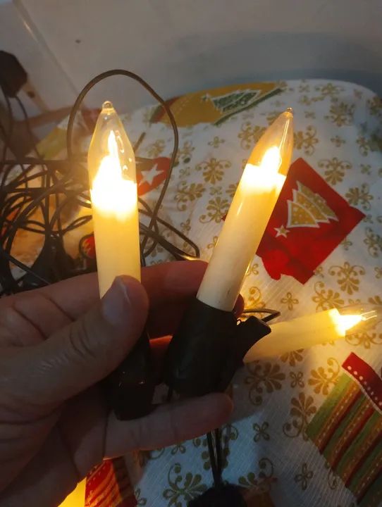 Velas de natal OSRAM..VINTAGE E RARA - Foto 3