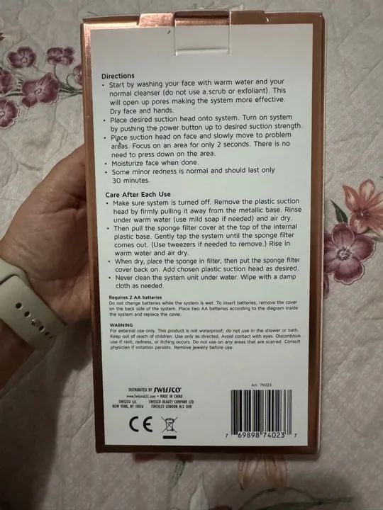 Aparelho de sucção para tratamento facial - Novo! - Foto 2